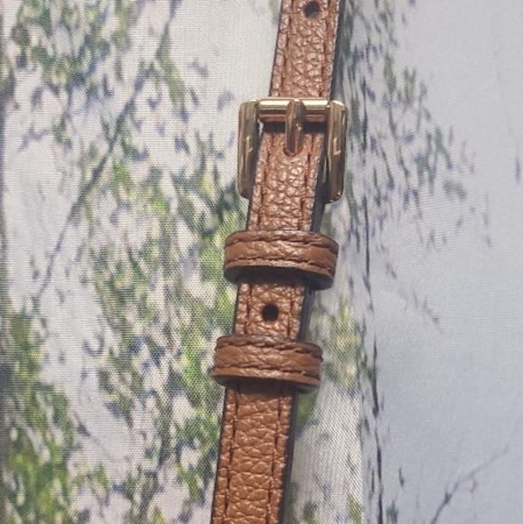 Michael Kors Brown Leather Crossbody Bag - Picture 3 of 9